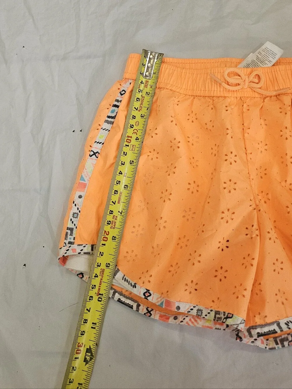 OshKosh Girls Orange Eyelet 2-in-1 Shorts Size 5T